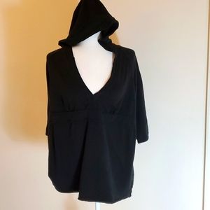 Duo maternity black hoodie